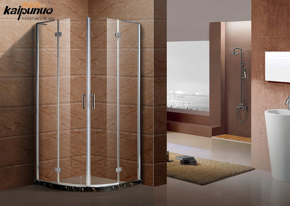 Badkamer eenvoudige gehard glas goedkope douchewanden deuren