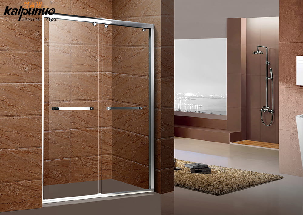 Badkamer luxe op maat gemaakte deuren massief glazen schuifdeur scherm voor douchedeur